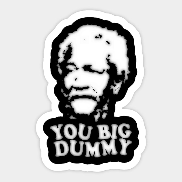 YOU BIG DUMMY Sticker by Manatee Max